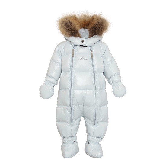 Bērnu kombinezons ar kažokādu Ver de Terre, Baby Blue
