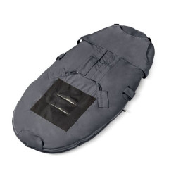 Aitas vilnas guļammaiss ratiem Fellhof Winterberg Lambskin Footmuff Dark Grey