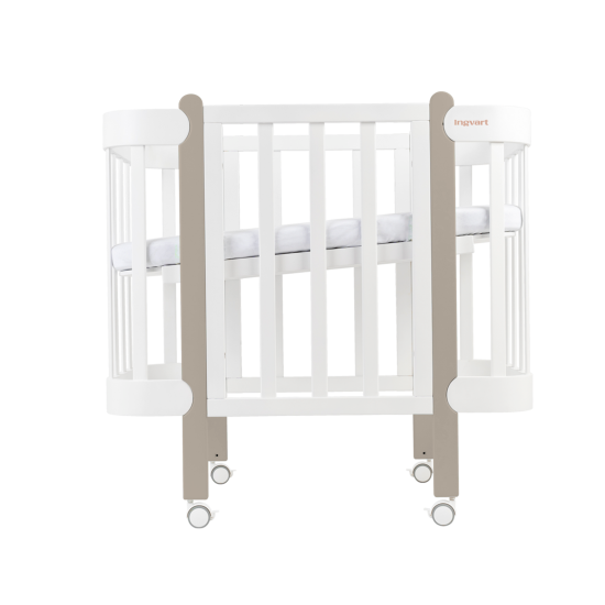 Gultiņa-transformers Nika ar kustīgu sienu White/Cold Beige