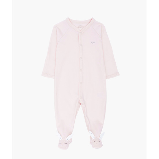 Rāpulis Livly Bunny Simplicity Footie Rozā