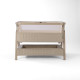 Tutti Bambini Cozee Sense mazuļu šūpulis pie gultas Soft Walnut-Cocoa