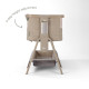 Tutti Bambini Cozee Sense mazuļu šūpulis pie gultas Soft Walnut-Cocoa