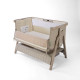 Tutti Bambini Cozee Sense mazuļu šūpulis pie gultas Soft Walnut-Cocoa