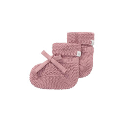 Вязаные пинетки Noppies Nelson Deauville Mauve