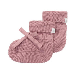 Вязаные пинетки Noppies Nelson Deauville Mauve