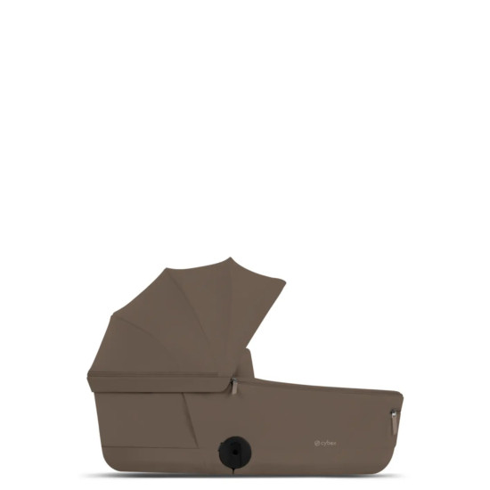 Cybex Priam Comfort v5 + carry cot Coconut Brown, Matt Black frame