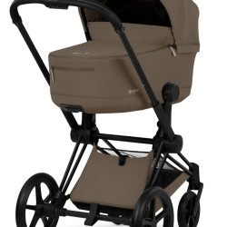 Cybex Priam Comfort Matt Black Coconut Brown 3in1