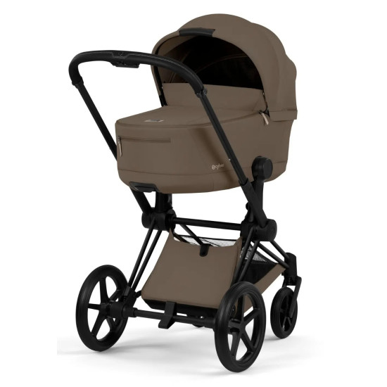 Cybex Priam Comfort Matt Black Coconut Brown 3in1