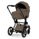Cybex Priam Comfort Matt Black Coconut Brown 3in1
