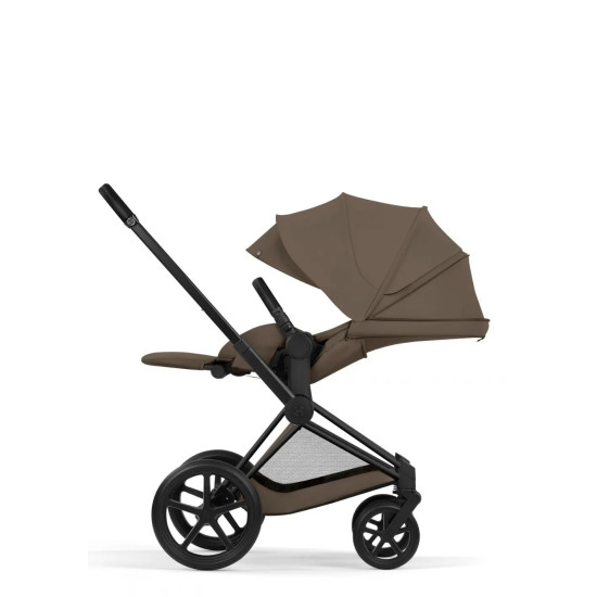 Cybex Priam Comfort Matt Black Coconut Brown 3in1