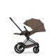 Cybex Priam Comfort Matt Black Coconut Brown 3in1