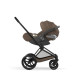 Cybex Priam Comfort Matt Black Coconut Brown 3in1
