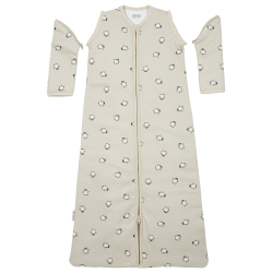 Guļammaiss ar noņemamām piedurknēm no interlock trikotāžas — Penguin Soft sand 70cm