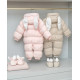 Livly Puffer Bunny Overall kombinezons Beige