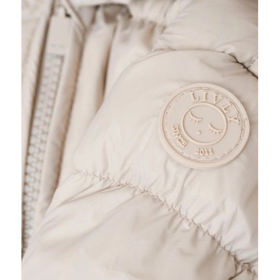 Livly Puffer Bunny Overall kombinezons Beige