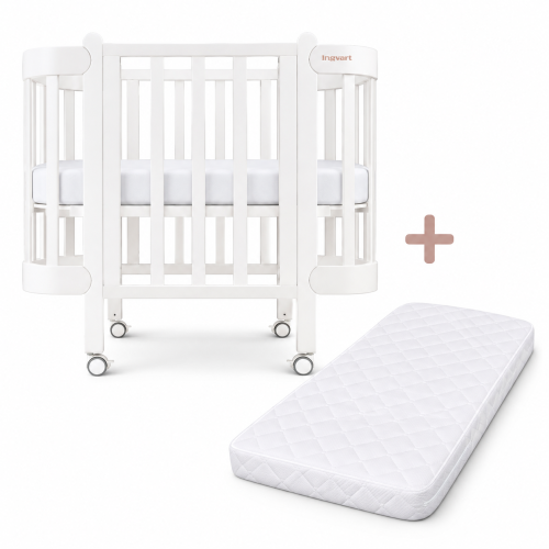 Transformējama gultiņa Ingvart NIKA White/White +